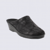 Mules Rohde, Mules confort chic femme en textile velours noir Mules Rohde, Mules confort chic femme en textile velours noir