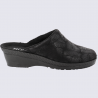 Mules Rohde, Mules confort chic femme en textile velours noir Mules Rohde, Mules confort chic femme en textile velours noir