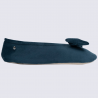 Chaussons Isotoner, chaussons ballerines femme bleu canard Chaussons Isotoner, chaussons ballerines femme bleu canard