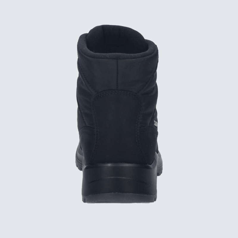 Bottes Josef Seibel, bottes zippées chaude femme en textile noir