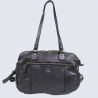 Sac porté épaule Bear, sac porté épaule femme en cuir noir Sac porté épaule Bear, sac porté épaule femme en cuir noir