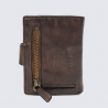 Porte-cartes Bear, porte-cartes unisexe Kris en cuir brun Porte-cartes Bear, porte-cartes unisexe Kris en cuir brun