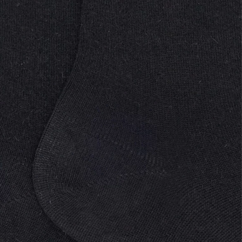 Chaussettes Doré Doré, chaussettes femme en laine Angora noir