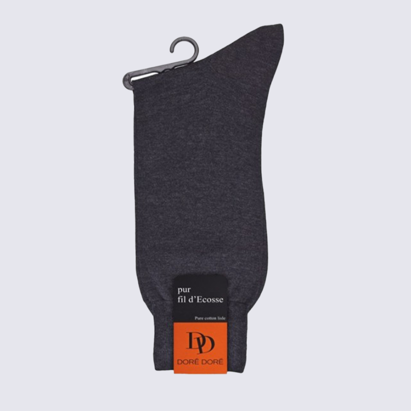 Chaussettes Doré Doré, chaussettes chaudes homme en laine anthracite