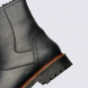 Bottes Ara, bottines d'hiver homme en cuir noir doublées peau d’agneau Bottes Ara, bottines d'hiver homme en cuir noir doublées peau d’agneau