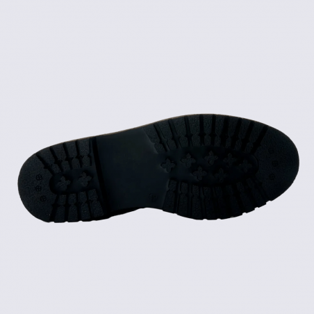 Bottes Ara, bottines d'hiver homme en cuir noir doublées peau d’agneau Bottes Ara, bottines d'hiver homme en cuir noir doublées peau d’agneau
