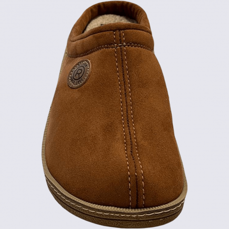 Mules Rohde, mules tendance et chaude homme en textile noisette Mules Rohde, mules tendance et chaude homme en textile noisette