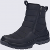 Bottes Josef Seibel, Bottes après-ski imperméable homme en textile noir Bottes Josef Seibel, Bottes après-ski imperméable homme en textile noir