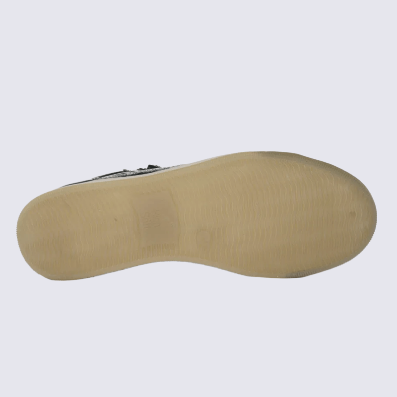 Bottines Ara, Bottines bien-être décontracté femme en cuir beige imprimé léopard