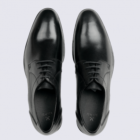 Chaussures Lloyd, Chaussures élégance sobre homme en cuir lisse noir Chaussures Lloyd, Chaussures élégance sobre homme en cuir lisse noir