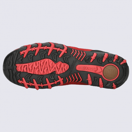 Baskets Allrounder, Baskets performance outdoor femme en cuir velours rouge Baskets Allrounder, Baskets performance outdoor femme en cuir velours rouge
