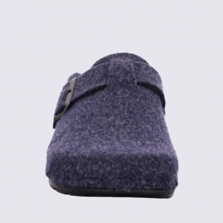 Mules Rohde, Mules confort intérieur homme en laine bouillie bleu océan Mules Rohde, Mules confort intérieur homme en laine bouillie bleu océan