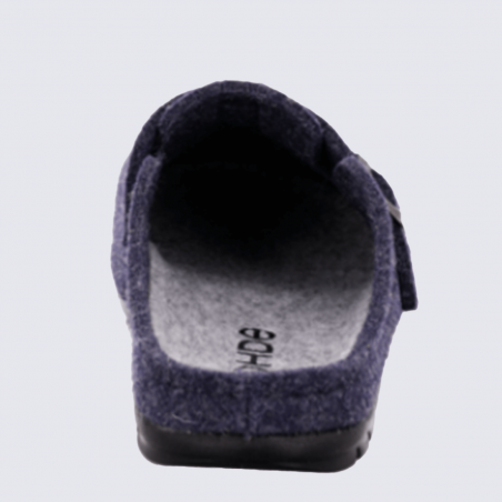 Mules Rohde, Mules confort intérieur homme en laine bouillie bleu océan Mules Rohde, Mules confort intérieur homme en laine bouillie bleu océan