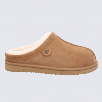 Mules Rohde, Mules chaleur cocooning femme en couleur cuir