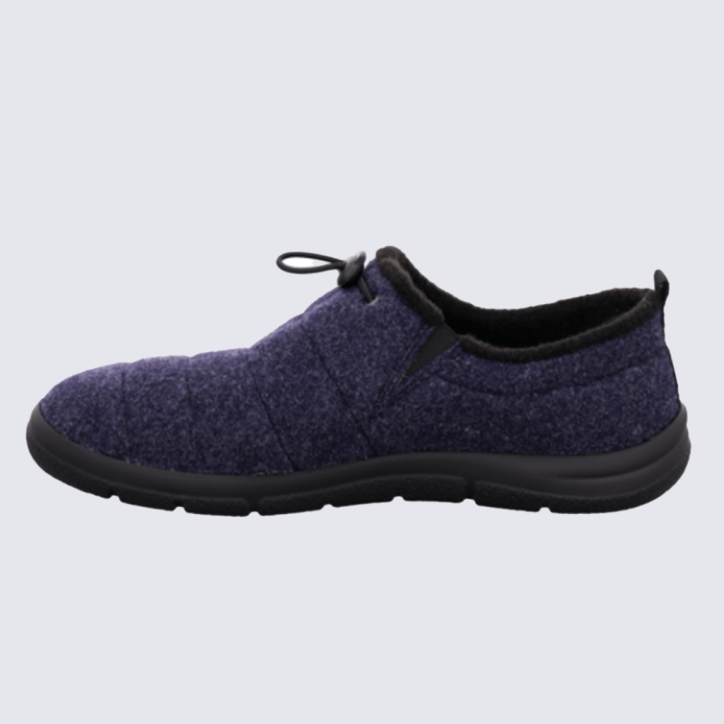 Chaussons Rohde, Chaussons maintien thermique homme en laine ocean