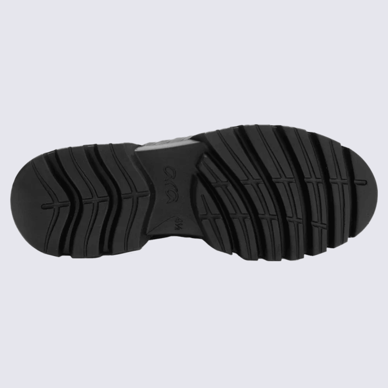 Bottine ARA, Bottine femme en textile noir imperméable Gore-Tex