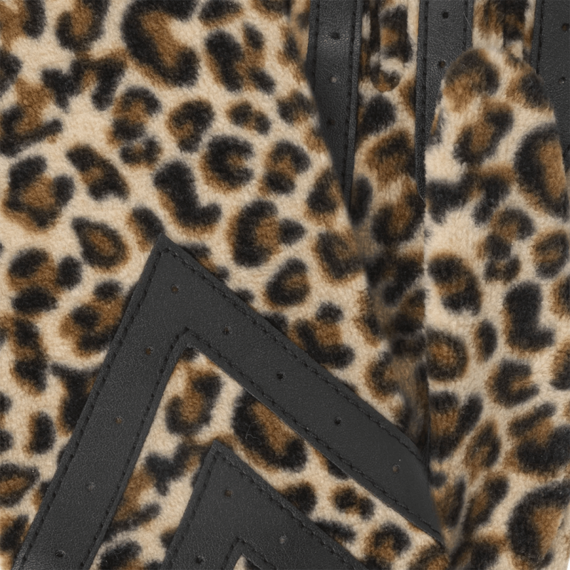 Gants Isotoner, gants tactiles femme en polaire recyclée léopard