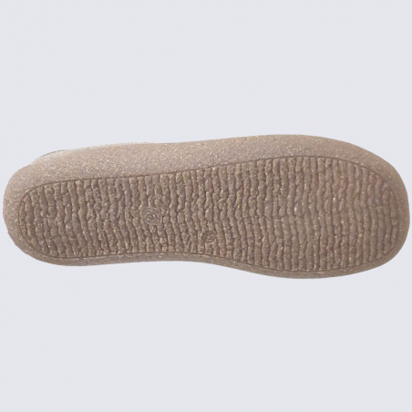 Chausson Josef Seibel, chausson confort et universel homme en feutrine marron