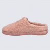 Mules Josef Seibel, mules femme en laine chaude en feutrine rose