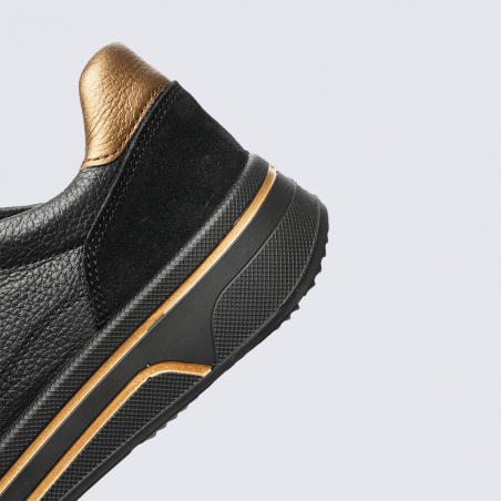 Sneaker Ara, sneaker moderne et polyvalente femme en cuir noir