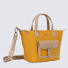 Sac Hexagona, sac femme et chic en toile enduite jaune