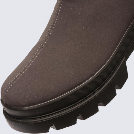 Bottine ARA, Bottine femme en textile acier imperméable Gore-Tex