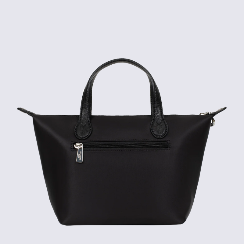 Sac cabas Hexagona, Sac cabas porté main femme en nylon déperlant noir