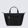 Sac cabas Hexagona, Sac cabas porté main femme en nylon déperlant noir
