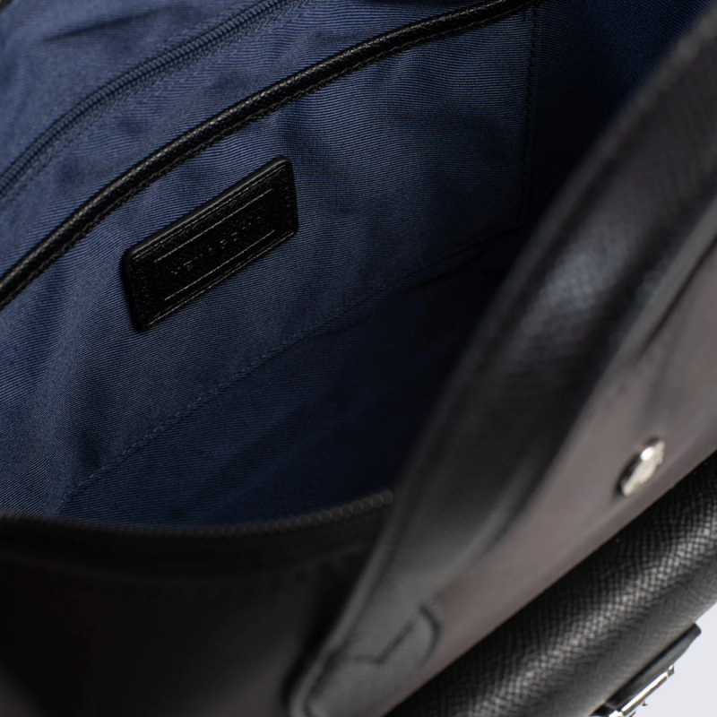 Sac cabas Hexagona, Sac cabas porté main femme en nylon déperlant noir