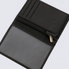 Portefeuille européen Hexagona, Portefeuille européen chic soft Homme cuir noir