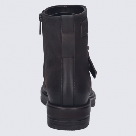 Bottines Roxanna Josef Seibel, Bottines élégantes femmes en cuir nubuck marron