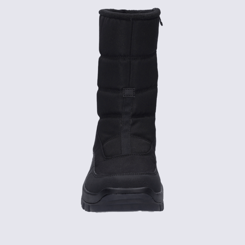 Bottes Josef Seibel, Bottes hiver chaude et confort homme en textile noir