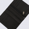 Portefeuille Hexagona, Portefeuille élégant homme en cuir noir