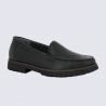 Mocassins Waldläufer, Mocassins confort et chic femme en cuir noir