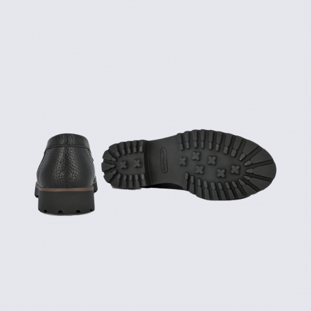 Mocassins Waldläufer, Mocassins confort et chic femme en cuir noir