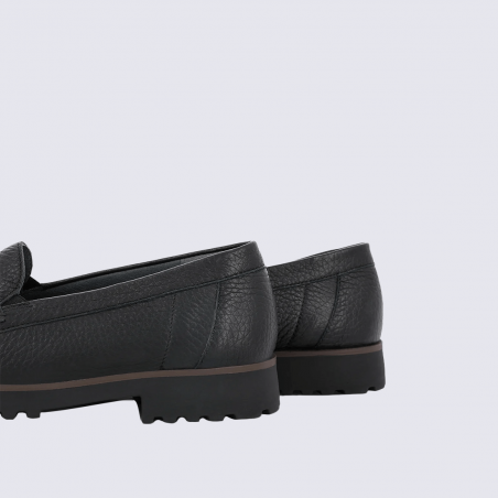 Mocassins Waldläufer, Mocassins confort et chic femme en cuir noir