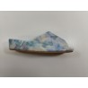 Marseille mule éponge bleu