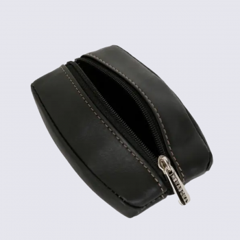 Porte-monnaie Hexagona, Hexagona compact homme en cuir noir