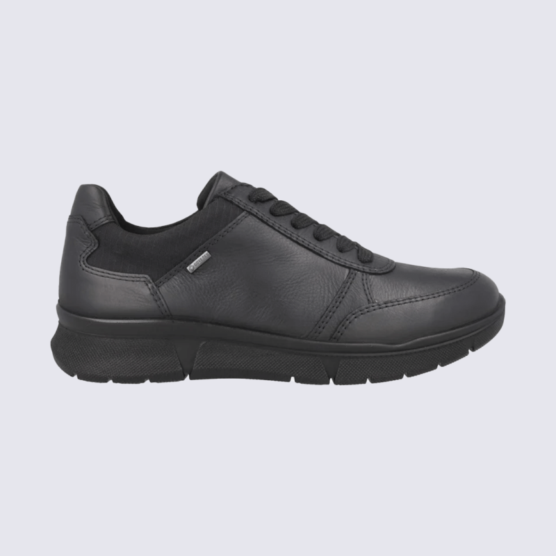 Chaussure Ara, sneaker confort et chic homme en cuir noir