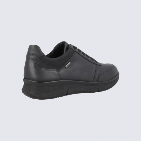 Chaussure Ara, sneaker confort et chic homme en cuir noir