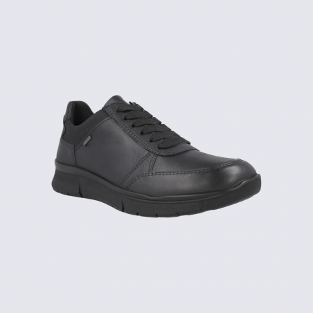 Chaussure Ara, sneaker confort et chic homme en cuir noir
