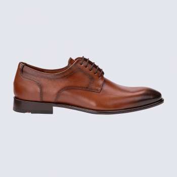 Chaussures Lloyd, Chaussures élégantes homme en cuir cognac