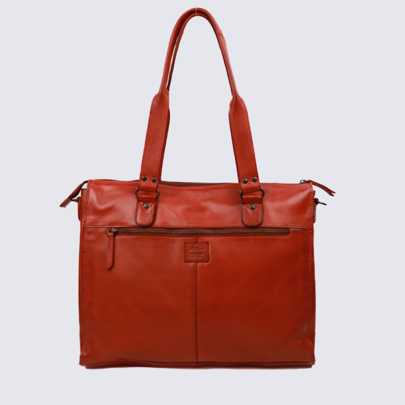 Sac bear, Sac élégant et chic femme en cuir rouge