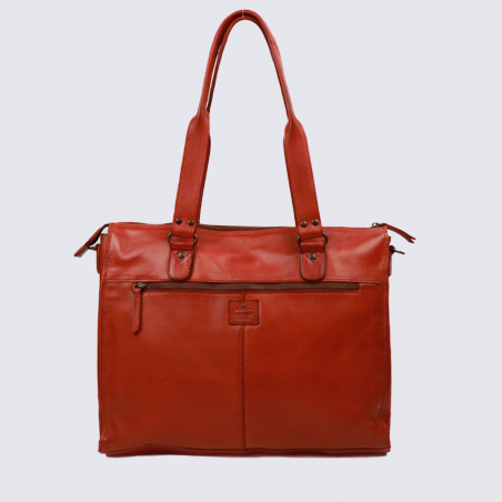 Sac bear, Sac élégant et chic femme en cuir rouge