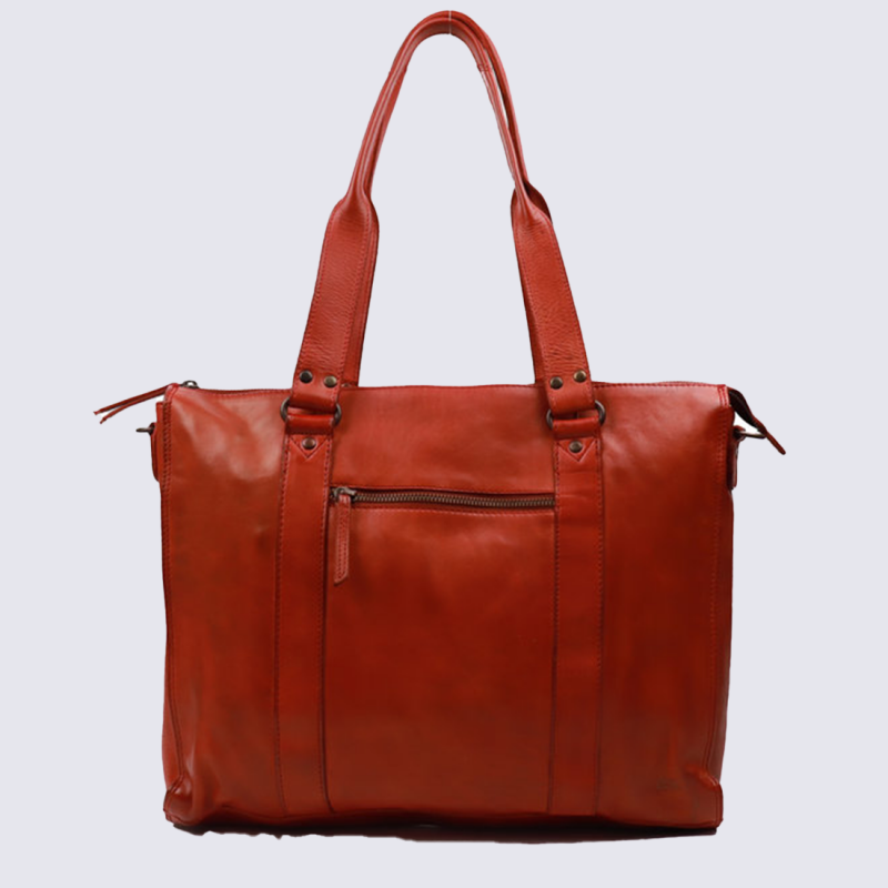 Sac bear, Sac élégant et chic femme en cuir rouge