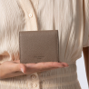 Portefeuille Hexagona, Portefeuille compact confort femme en cuir ecorce