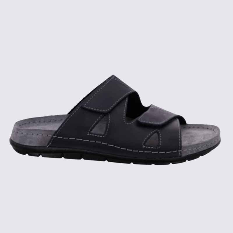 Mules Rohde, mules confortables homme en cuir océan