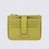 Porte-cartes HEXAGONA, Porte-cartes compact et fonctionnel femme en synthétique vert anis
