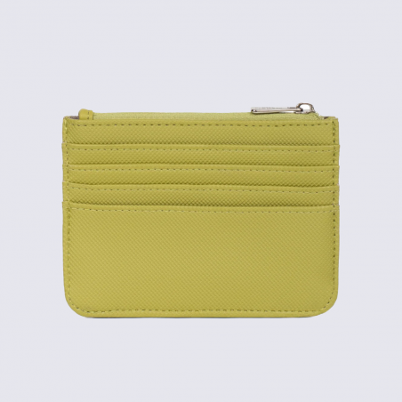 Porte-cartes HEXAGONA, Porte-cartes compact et fonctionnel femme en synthétique vert anis
