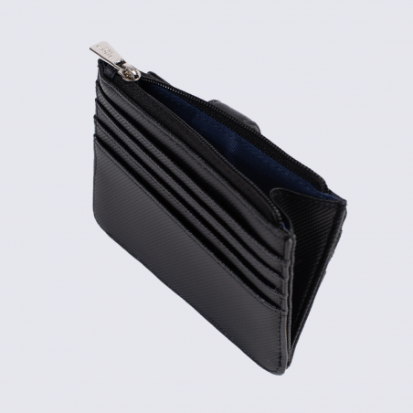 Porte-cartes HEXAGONA, Porte-cartes compact et élégant femme en synthétique noir